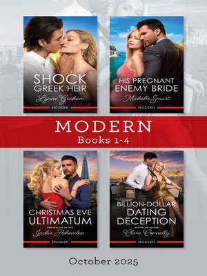 cover image of Modern Box Set 1-4 October 2025/Shock Greek Heir/His Pregnant Enemy Bride/Christmas Eve Ultimatum/Billion-Dollar Dating Deception